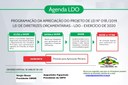 Calendário para Discussão da LDO 2020