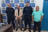 PRESIDENTE DA CASA DE LEIS RECEBE VISITA DE SUB-COMANDANTE DA POLÍCIA MILITAR